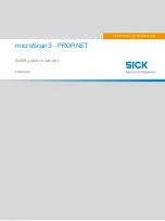 Preview for 1 page of SICK microScan3 - PROFINET Technical Information