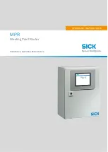 Preview for 1 page of SICK MPR LAN Installation Operation & Maintenance