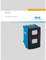 SICK OLS10 Operating Instructions Manual preview