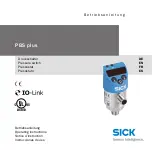 SICK PBS plus Operating Instructions Manual preview