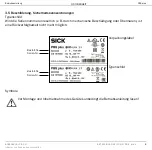 Preview for 9 page of SICK PBS plus Operating Instructions Manual