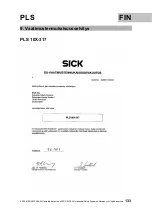 Preview for 133 page of SICK PLS 10X-317 Operating Manual