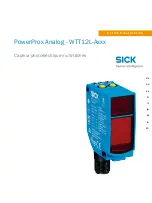 Preview for 26 page of SICK PowerProx WTT12L-A 1 Series Operating Instructions Manual