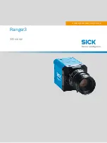 SICK Ranger3 Operation Instructions Manual предпросмотр