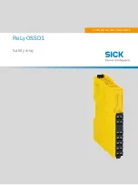 SICK ReLy OSSD1 Operating Instructions Manual preview