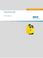 SICK Safe Entry Exit Operating Instructions Manual preview