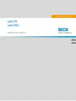 Предварительный просмотр 1 страницы SICK safeRS Mounting Instructions