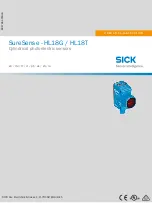 SICK SureSense HL18G Operating Instruction preview