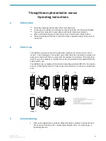 Preview for 2 page of SICK SureSense HSE18 Series Operating Instructions Manual