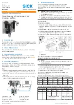 Preview for 1 page of SICK Terminal X1 User Instructions