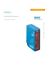 Preview for 16 page of SICK W24-2 Operating Instructions Manual