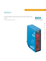 Preview for 113 page of SICK W24-2 Operating Instructions Manual