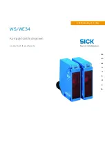 Preview for 16 page of SICK WE34 Operating Instructions Manual