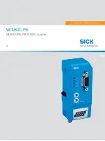 Предварительный просмотр 1 страницы SICK WI180C-PB Operating Instructions Manual