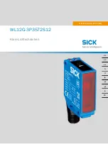 SICK WL12G-3P3572S12 Operating Instructions Manual preview