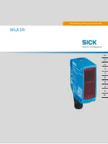 Preview for 50 page of SICK WLA16P Operating Instructions Manual