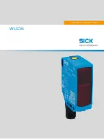 SICK WLG16 Bluetooth Operating Instructions Manual preview