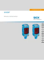 SICK WSE4F Operating Instructions Manual preview