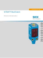 SICK WTB4FP MultiSwitch Operating Instructions Manual preview