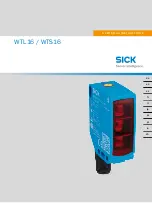 SICK WTL16 Operating Instructions Manual preview