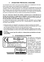 Предварительный просмотр 18 страницы Sicomat R422 Use And Maintenance Manual