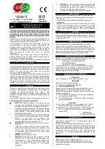 Sicor EDL-01 Instruction Manual предпросмотр