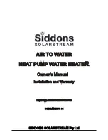 Siddons Solarstream MAHRW010ZAB-270 Owner'S Manual preview