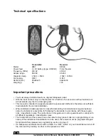 Preview for 3 page of Side-Power 8918A Installation & User Manual