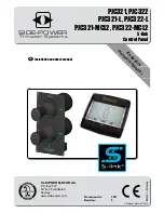 Preview for 1 page of Side-Power PJC321 Installation And User Manual