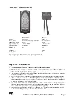 Preview for 3 page of Side-Power RC-10E Installation & User Manual