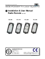 Side-Power RC-20E Installation & User Manual preview