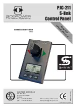 Preview for 1 page of Side-Power S-linkControl Panel PJC211 Installation And User Manual