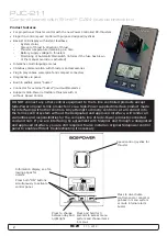 Preview for 2 page of Side-Power S-linkControl Panel PJC211 Installation And User Manual