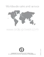 Предварительный просмотр 20 страницы Side-Power SEP 120/215T IP Installation And User Manual