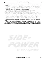 Preview for 9 page of Side-Power SP 125 Ti Installation And User Manual