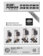 Side-Power SP 155 TC i Installation And User Manual preview