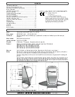 Предварительный просмотр 2 страницы Side-Power SXP100/185T Installation And User Manual