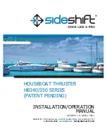 Preview for 1 page of Sideshift HB340 Installation & Operation Manual