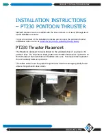 Preview for 7 page of Sideshift PT230 PONTOON THRUSTER Installation & Operation Manual