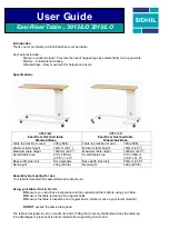 Preview for 1 page of sidhil 3012/LO User Manual