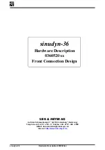 Предварительный просмотр 2 страницы SIEB & MEYER sinudyn-0360520 Series Hardware Description