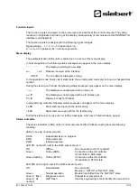 Preview for 12 page of Siebert SX602 series Operating Instructions Manual