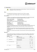 Preview for 24 page of Siebert SX602 series Operating Instructions Manual