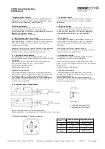 Preview for 1 page of Siedle Novotechnik LWH Series Manual