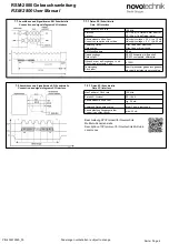 Preview for 4 page of Siedle Novotechnik RSM-2800 User Manual