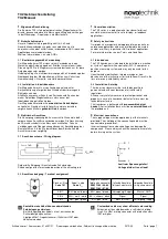 Preview for 1 page of Siedle Novotechnik TX2 Manual