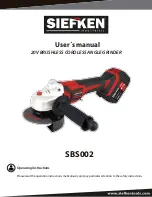 Preview for 1 page of Siefken SBS002 User Manual