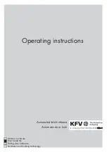 Предварительный просмотр 1 страницы Siegenia-AUBI GEN AS Series Operating Instructions Manual