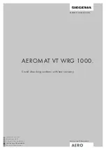 Предварительный просмотр 1 страницы Siegenia AERO AEROMAT VT WRG 1000 Assembly Instructions Manual