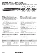 Предварительный просмотр 1 страницы Siegenia AEROMAT midi HY Assembly Instructions